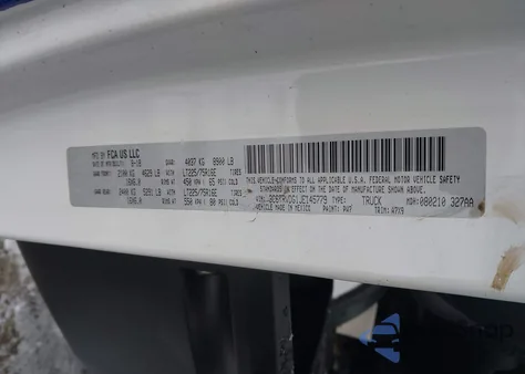 2018 Ram Promaster 2500 z USA, uszkodzony, nr VIN 3C6TRVDG1JE145779